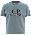 C.P. Company T-shirt - Silver Blue m. Sort