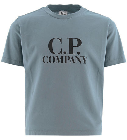 C.P. Company T-shirt - Silver Blue m. Sort