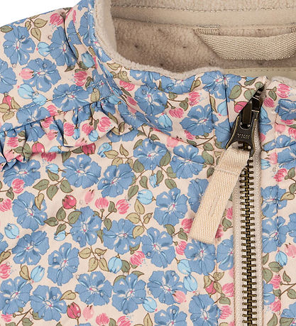 Konges Sløjd Termojakke m. Fleece - Quiltet - Fleur Rosier m. Fl