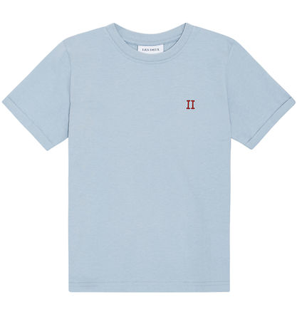 Les Deux T-shirt - Norregaard Contrast - Blue Fog