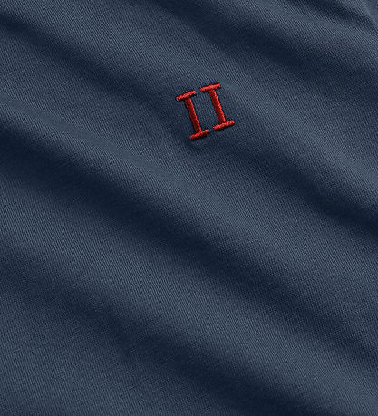 Les Deux T-shirt - Norregaard Contrast - Dark Denim Blue