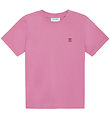 Les Deux T-shirt - Noregaard Contrast - Crocus Pink