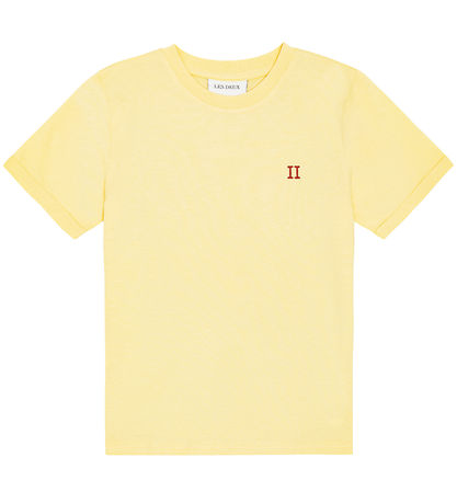 Les Deux T-shirt - Norregaard Contrast - Pale Banana Yellow