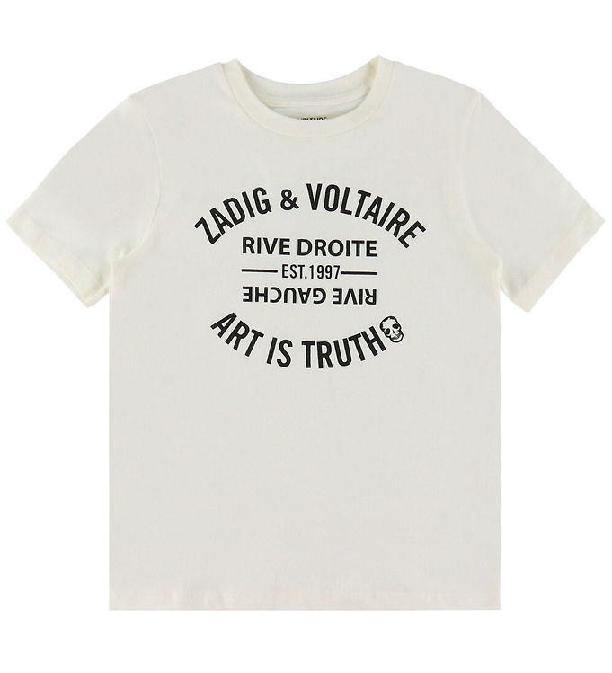 Zadig & Voltaire T-shirt - Off White m. Print