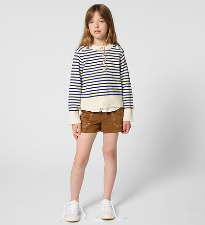 Zadig & Voltaire Bluse - Strik - Navy/ Off White