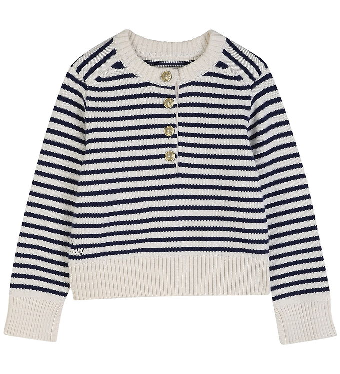 Zadig & Voltaire Bluse - Strik - Navy/ Off White