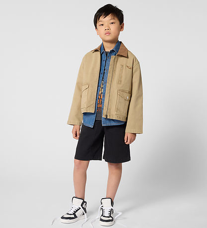 Zadig & Voltaire Skjorte - Denim Blue m. Print