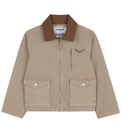 Zadig & Voltaire Jakke - Dark Stone