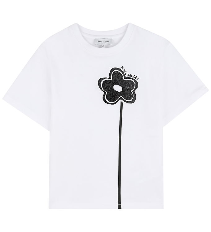 Little Marc Jacobs T-shirt - Hvid m. Sort