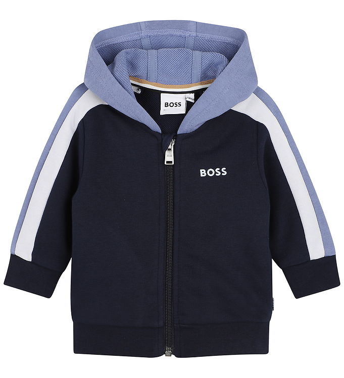 BOSS Cardigan - Navy/Lyseblå