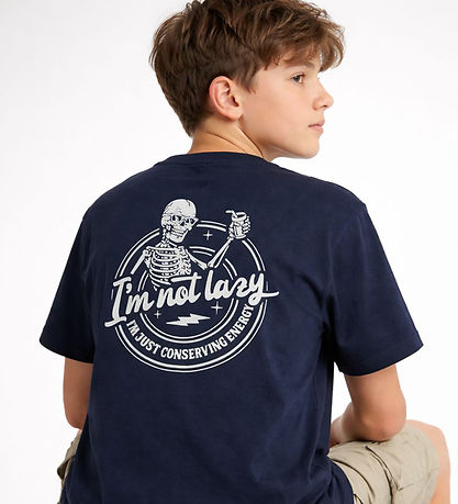 Hound T-Shirt - HdAnton - Marine av. Squelette