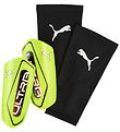 Puma Shin Pads - ULTRA Light Sleeve - Yellow Alert