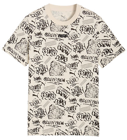 Puma T-shirt - MID90S AOP - White