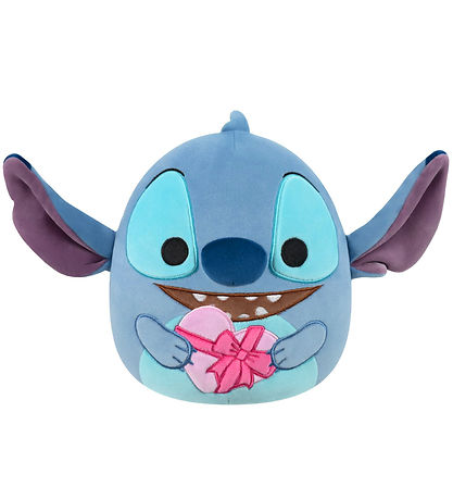 Squishmallows Bamse - 20 cm - Disney Stitch m. Hjerte