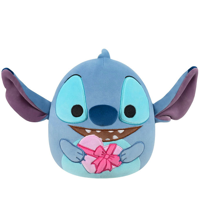 Squishmallows Bamse - 20 cm - Disney Stitch m. Hjerte