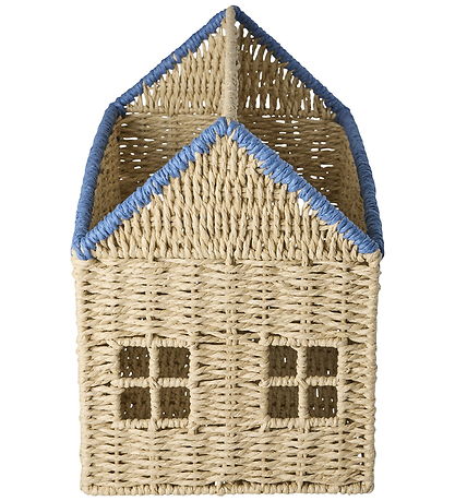 Rice Bogopbevaring - 35 cm - Hus m. Blå