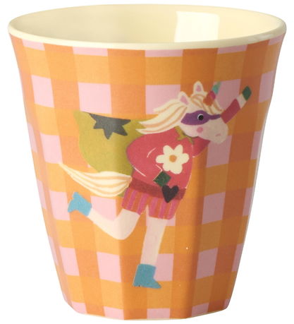 Rice Kopper - Melamin - 6 stk. - 160 ml - Hero Print/Pink