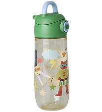 Rice Water Bottle - 550 mL - Hero Print/Green