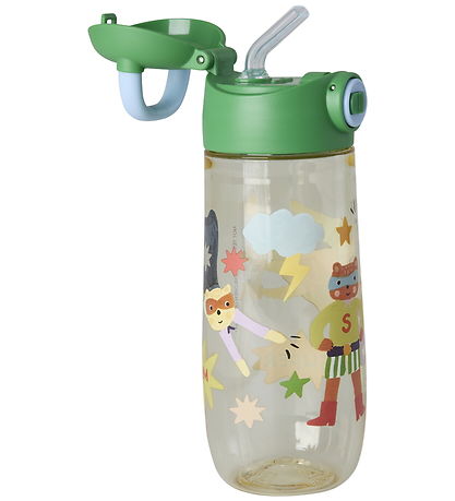 Rice Drikkedunk - 550 ml - Hero Print/Grøn