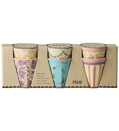 Rice Kopper - Melamin - 6 stk. - 160 ml - Glory Days Prints