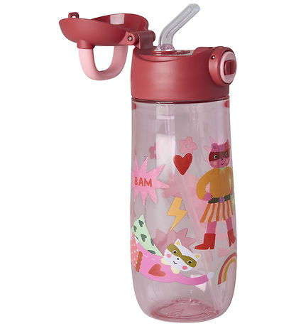 Rice Drikkedunk - 550 ml - Hero Print/Pink