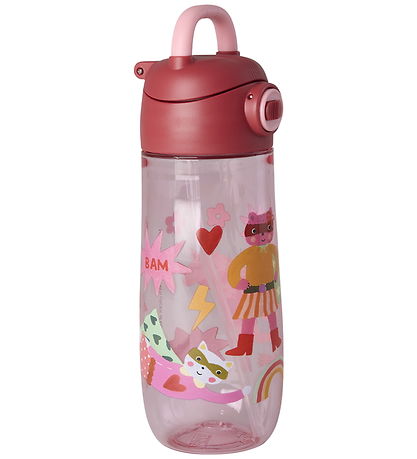 Rice Drikkedunk - 550 ml - Hero Print/Pink
