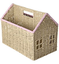 Rice Bogopbevaring - 35 cm - Hus m. Rosa