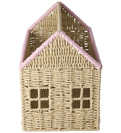 Rice Bogopbevaring - 35 cm - Hus m. Rosa