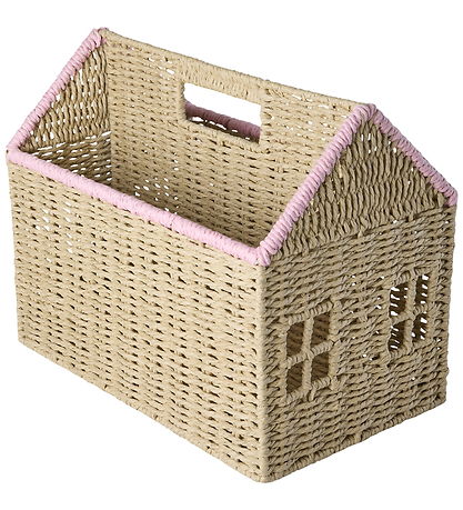 Rice Bogopbevaring - 35 cm - Hus m. Rosa