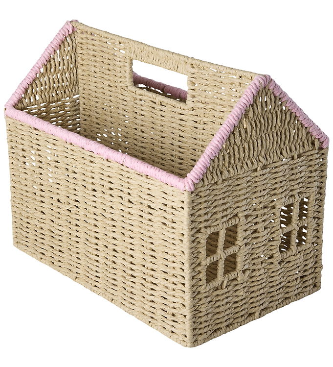 Rice Bogopbevaring - 35 cm - Hus m. Rosa