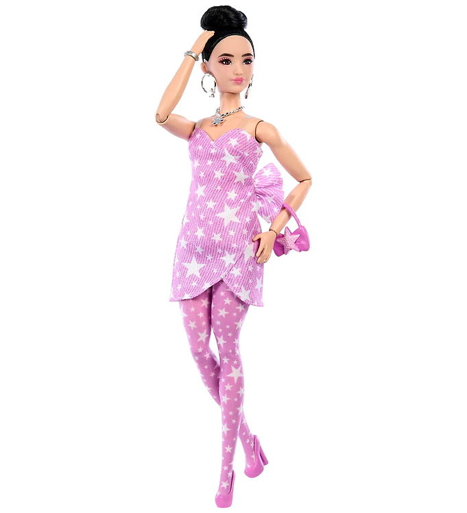 Barbie Dukke - 31 cm - Deluxe Style Pink Denim Star Wrap Asian