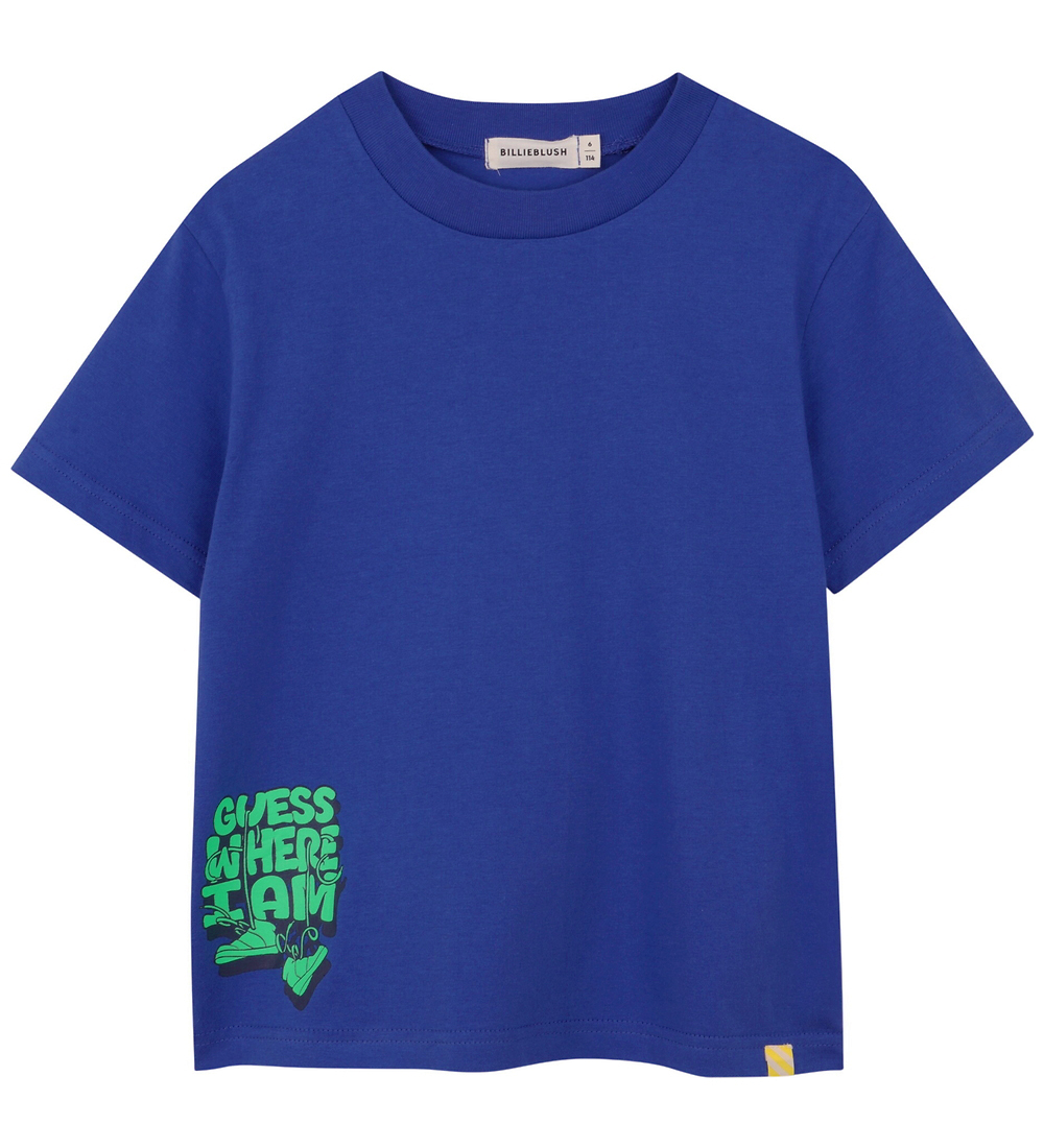 Billieblush T-Shirt - Blau m. Print - Billieblush - 8 Jahre (128) - T-Shirts