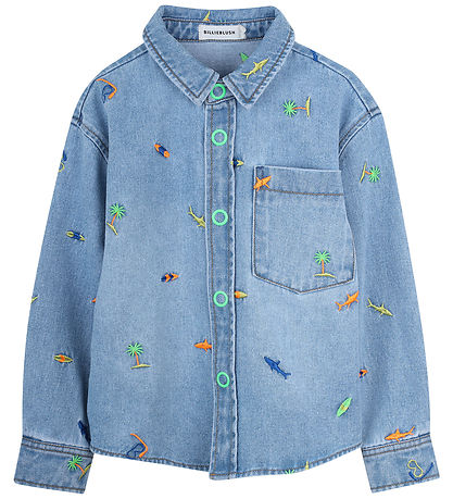 Billieblush Skjorte - Denim - Double Stone