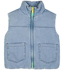Billieblush Puffer Vest - Denim - Double Stone