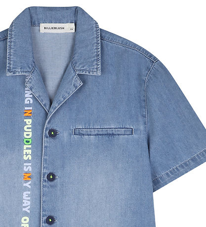 Billieblush Hemd - Denim - Double Stone