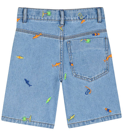 Billieblush Shorts - Denim - Double Stone m. Surfmotiv