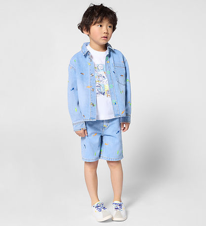 Billieblush Shorts - Denim - Double Stone m. Surfmotiv