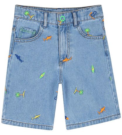 Billieblush Shorts - Denim - Double Stone m. Surfmotiv