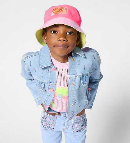 Billieblush Denimjakke - Double Stone m. Pailletter