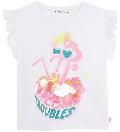 Billieblush T-shirt - Hvid m. Print