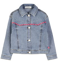 Billieblush Denimjakke - Stone m. Pailletter
