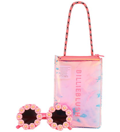 Billieblush Solbriller - Fuschia m. Blomster