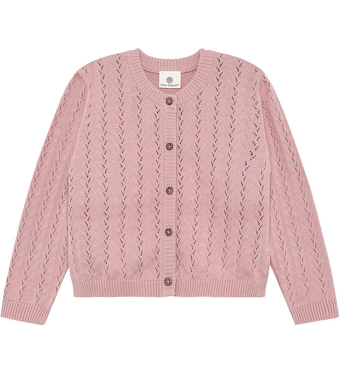 En Fant Cardigan - Strik - Zephyr m. Hulmønster