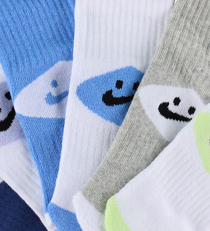 Nike Strømper - 6 pak - Smiley Crew - Mystic Navy