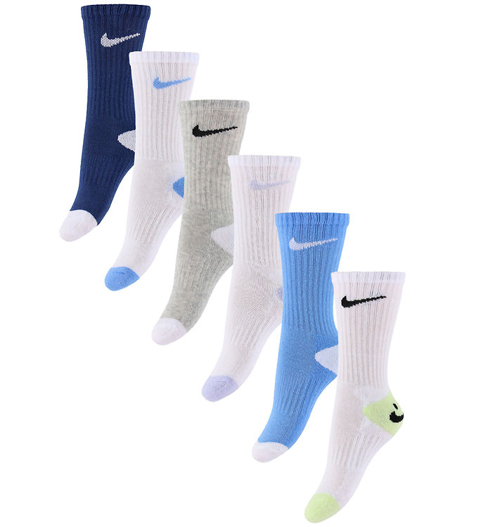 Nike Strømper - 6 pak - Smiley - Mystic Navy