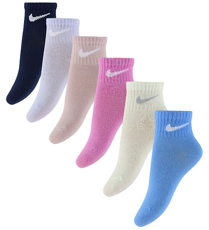 Nike Chaussettes - 6 Pack - Light Magenta