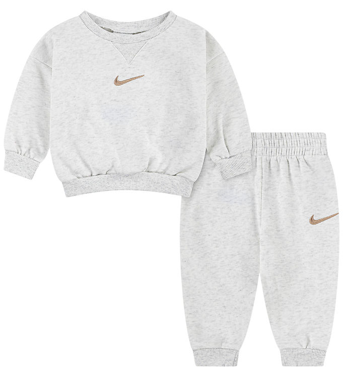 Nike Sweatsæt - Birch Heather