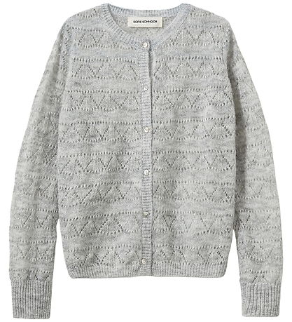 Sofie Schnoor Cardigan - Strik - CisseSY - Gråmeleret