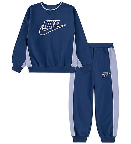 Nike Sweatsæt - Crew - Mystic Navy