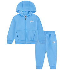 Nike Sweatsæt - Club - University Blue